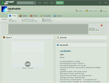 Tablet Screenshot of cacahuates.deviantart.com