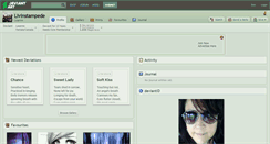 Desktop Screenshot of livinstampede.deviantart.com