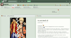 Desktop Screenshot of kaorulov.deviantart.com