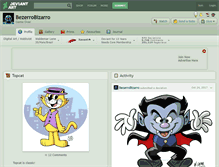 Tablet Screenshot of bezerrobizarro.deviantart.com