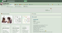 Desktop Screenshot of amelia-jane.deviantart.com
