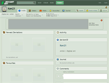 Tablet Screenshot of ken21.deviantart.com