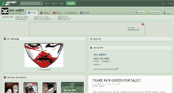 Desktop Screenshot of mcr-addict.deviantart.com