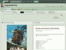 Tablet Screenshot of kepondangkuning.deviantart.com