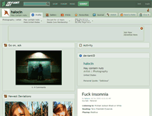 Tablet Screenshot of halocin.deviantart.com