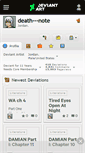Mobile Screenshot of death---note.deviantart.com