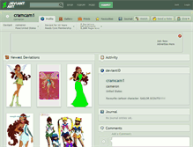 Tablet Screenshot of cramcam1.deviantart.com