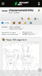 Mobile Screenshot of chaosemeraldwhite.deviantart.com