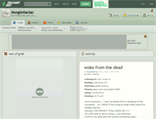 Tablet Screenshot of mooglemaniac.deviantart.com