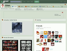 Tablet Screenshot of iroisaac.deviantart.com