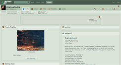 Desktop Screenshot of crazy-artwork.deviantart.com