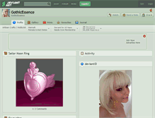 Tablet Screenshot of gothicessence.deviantart.com