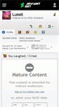Mobile Screenshot of lussst.deviantart.com
