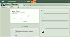 Desktop Screenshot of heroes-of-olympus.deviantart.com