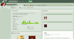 Desktop Screenshot of amazing-designs.deviantart.com