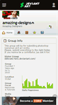 Mobile Screenshot of amazing-designs.deviantart.com