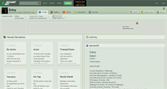 Desktop Screenshot of ecksy.deviantart.com