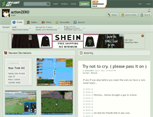 Tablet Screenshot of actionzero.deviantart.com