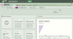Desktop Screenshot of dransa-fic.deviantart.com