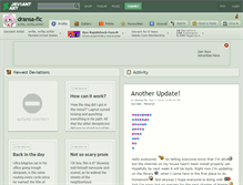 Tablet Screenshot of dransa-fic.deviantart.com
