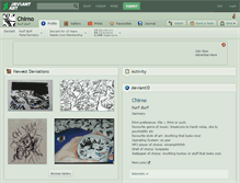 Tablet Screenshot of chirno.deviantart.com