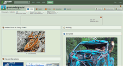 Desktop Screenshot of greenunderground.deviantart.com
