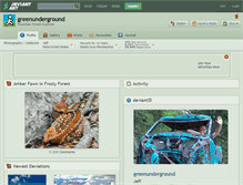 Tablet Screenshot of greenunderground.deviantart.com