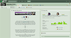 Desktop Screenshot of mephadowclub.deviantart.com