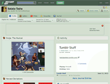 Tablet Screenshot of batata-tasha.deviantart.com