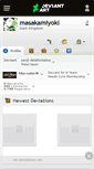 Mobile Screenshot of masakamiyoki.deviantart.com