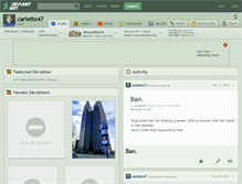 Tablet Screenshot of carletto47.deviantart.com