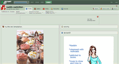 Desktop Screenshot of naddin-nashkitten.deviantart.com