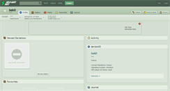 Desktop Screenshot of bek0.deviantart.com