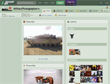 Tablet Screenshot of militaryphotographer.deviantart.com