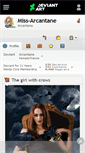 Mobile Screenshot of miss-arcantane.deviantart.com