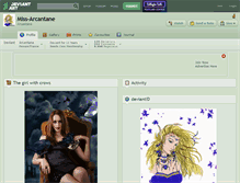 Tablet Screenshot of miss-arcantane.deviantart.com