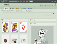 Tablet Screenshot of emir07.deviantart.com