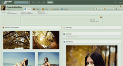 Desktop Screenshot of free-butterflies.deviantart.com