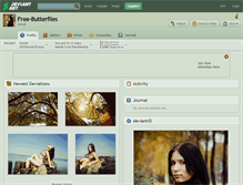 Tablet Screenshot of free-butterflies.deviantart.com