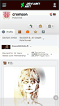 Mobile Screenshot of cromson.deviantart.com