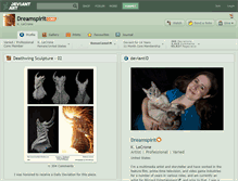 Tablet Screenshot of dreamspirit.deviantart.com