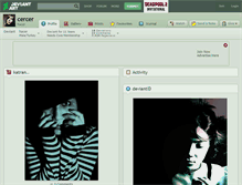 Tablet Screenshot of cercer.deviantart.com
