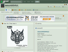 Tablet Screenshot of diablounderwrld.deviantart.com