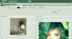 Desktop Screenshot of amaranthine-immortal.deviantart.com