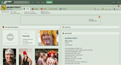 Desktop Screenshot of paradoxvision7.deviantart.com