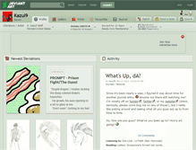 Tablet Screenshot of kazul9.deviantart.com