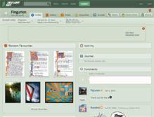 Tablet Screenshot of fingurion.deviantart.com