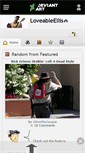 Mobile Screenshot of loveableellis.deviantart.com