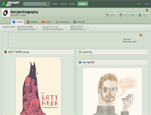 Tablet Screenshot of benjaminography.deviantart.com