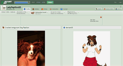 Desktop Screenshot of ladypapillon85.deviantart.com